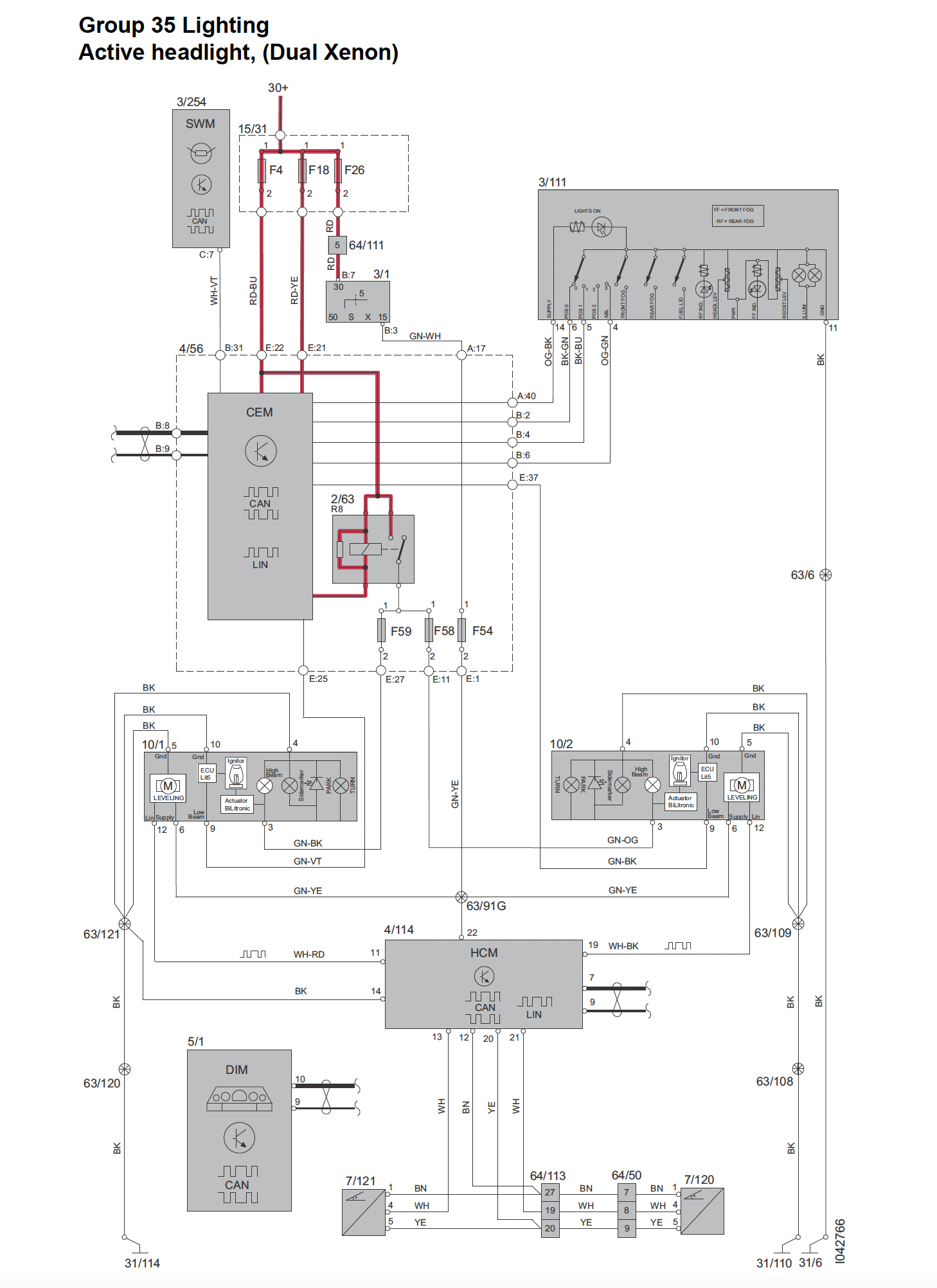 Volvo S80 PDF Wiring Diagrams 2003-2006 - Image 8