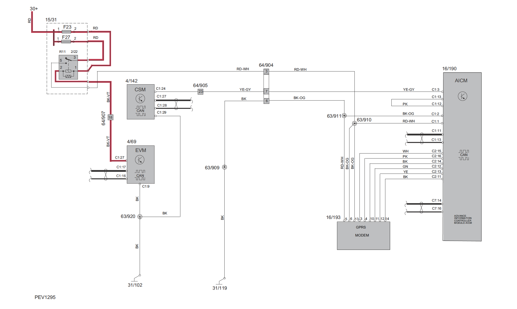 Volvo S80 PDF Wiring Diagrams 2003-2006 - Image 7